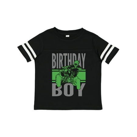 

Inktastic Birthday Boy Off-Roading ATV Gift Toddler Boy Girl T-Shirt