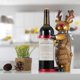 thumbnail image 1 of Botellero de alce navideño CHAO soporte para vino artesanía de metal decoración del hogar, 1 of 4