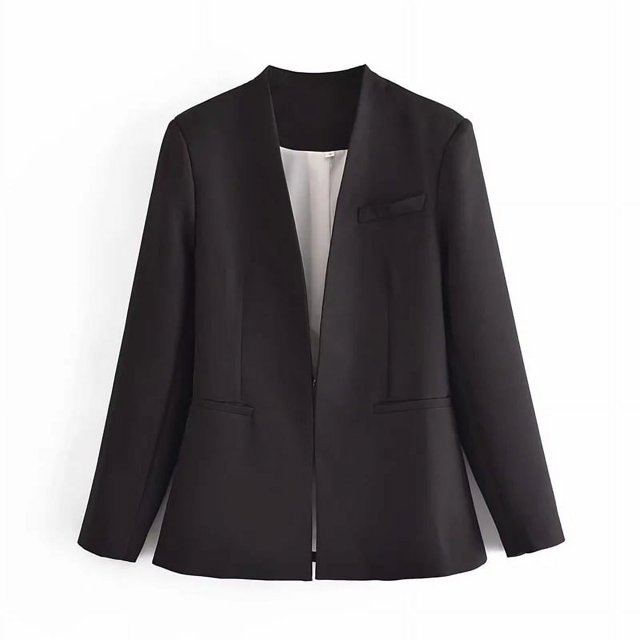 Style Summer Women‘s New Lapel Suit Jacket 66075