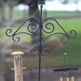 Ashman 91 Inch Shepard's Hook Floral Design Ground Stake Plant Hanger