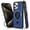 Blue, variant on Hotpom for iPhone 15 Pro Max Case with Precise Cutouts, Double Ring Kickstand, Heavy Duty Shockproof Drop Protection and Rugged Anti-Scratch Phone Cover, Blue
