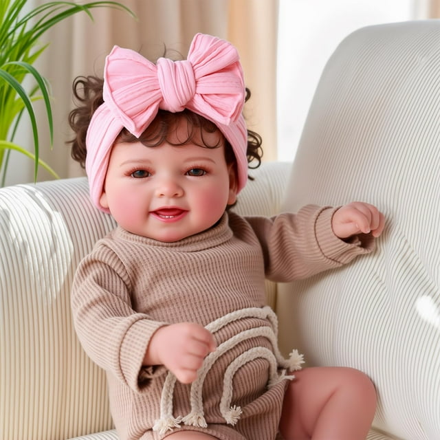 Muñeca Reborn Babeside Mia, 43 cm, realista, con caja de regalo para más de 3