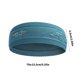 thumbnail image 3 of Wide Knitting Fitness Headband Moisture Control Nonslip Stretchy For Men Women Running Gym Outdoor Activity Gem Blue, 3 of 4
