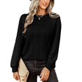 thumbnail image 1 of Suéter De Cuello Redondo Para Mujer,Suéter Para Mujer Suéter Suelto De Moda Para Mujer Suéter Jersey Para Mujer Lograr Más, 1 of 7