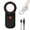 Black, variant on Pet Microchip Reader Scanner Wireless RFID Handheld Chip Scanner Rechargeable Animal Tags Scanner with OLED Display Support EMID FDX-B(ISO11784/85) 128 Data Storage for Pet Animal Management