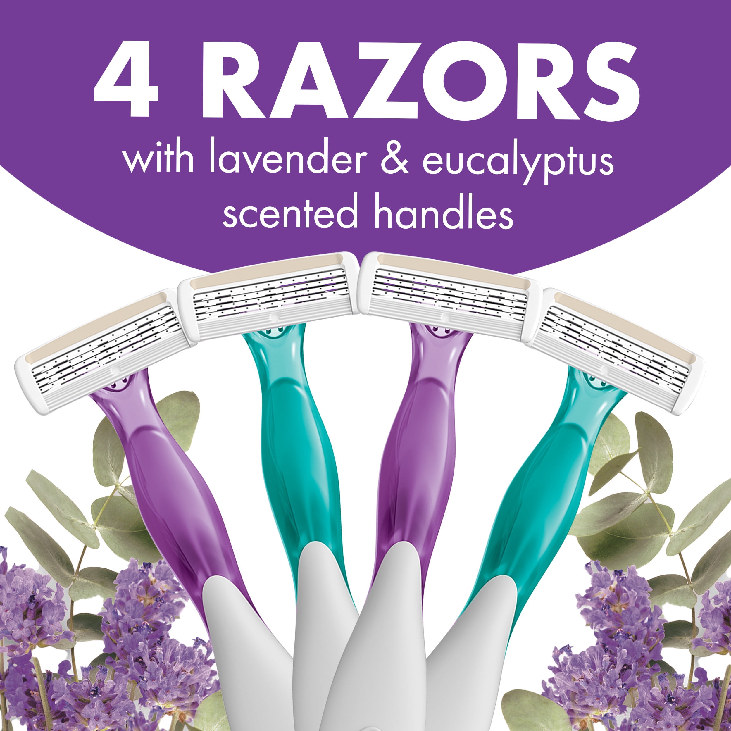 BIC Soleil 4 Escape Women's Disposable Razors, 4ct - Walmart.com