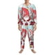 thumbnail image 3 of Balery Christmas Pijama para Hombre de Dos Piezas con Manga Larga, Conjunto de Dormir y Descanso Suave con Bolsillos-Large, 3 of 7