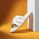 thumbnail image 5 of Sandalias Tejidas Slip On Sandals Square Open Toe Slides Women Trenzadas PU Cómoda Sin Deslizamiento Transpirable para Viajes Al Aire Libre, 5 of 8