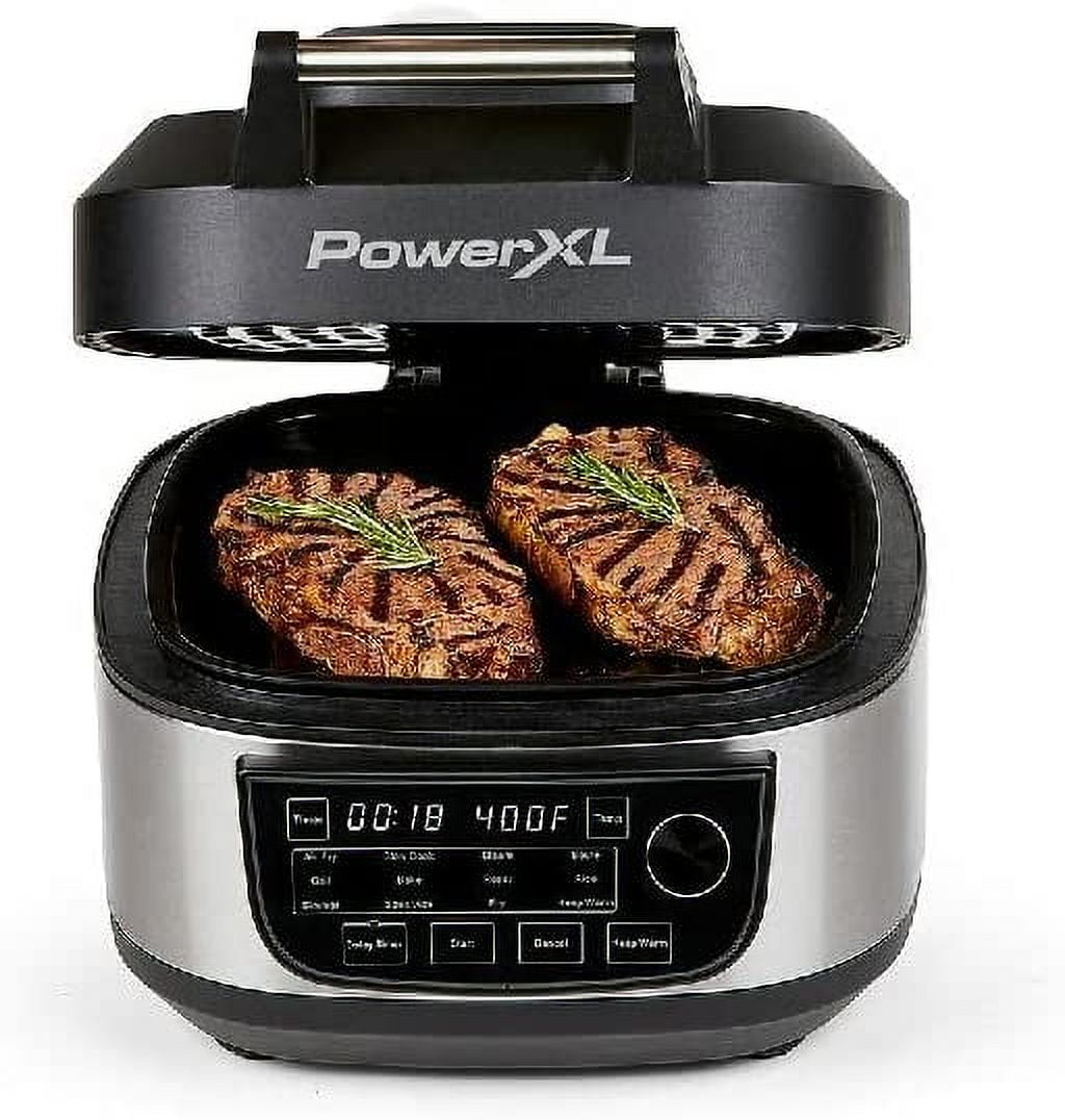 PowerXL 4-in-1 Versa Chef Air Fryer, Oven, Bread Maker, Slow  Cooker, with 25 Cooking Presets, Black : Home & Kitchen