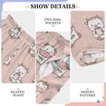 thumbnail image 4 of Dairy Cow Pajama Pants Soft and Lightweight Elastic Waistband Pajama Pants, 4 of 8