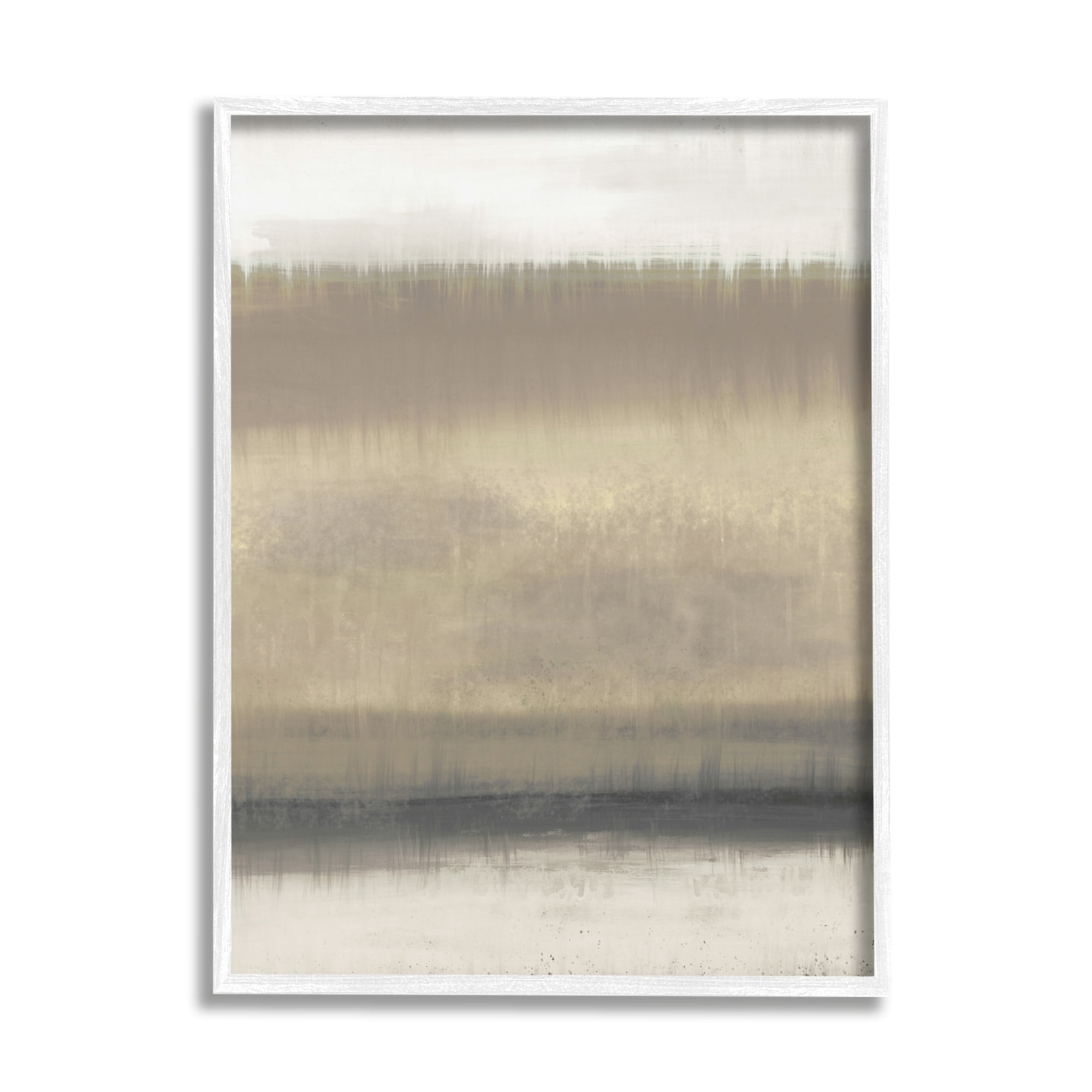 Stupell Industries Abstract Countryside Landscape Brown Grassland Painting Framed Wall Art, 11 x 14, Design by Elizabeth Medley