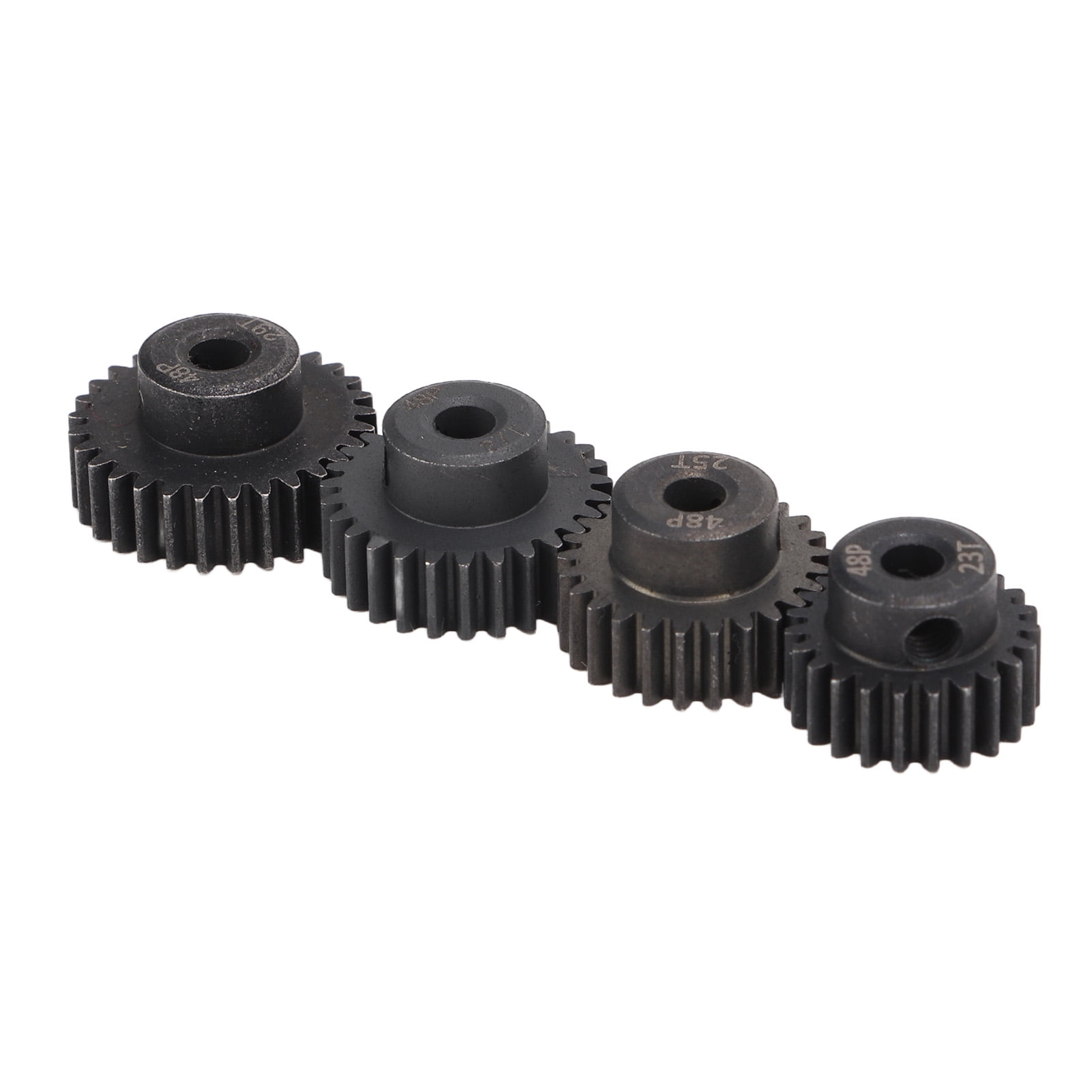 Zaqw RC Pinion Gear Set,4Pcs RC Motor Pinion Gear 48P 23T 25T 27T 29T