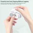 thumbnail image 4 of Electric nail clipper, professional electric nail file, cordless automatic nail clipper with LED light, 4 of 5
