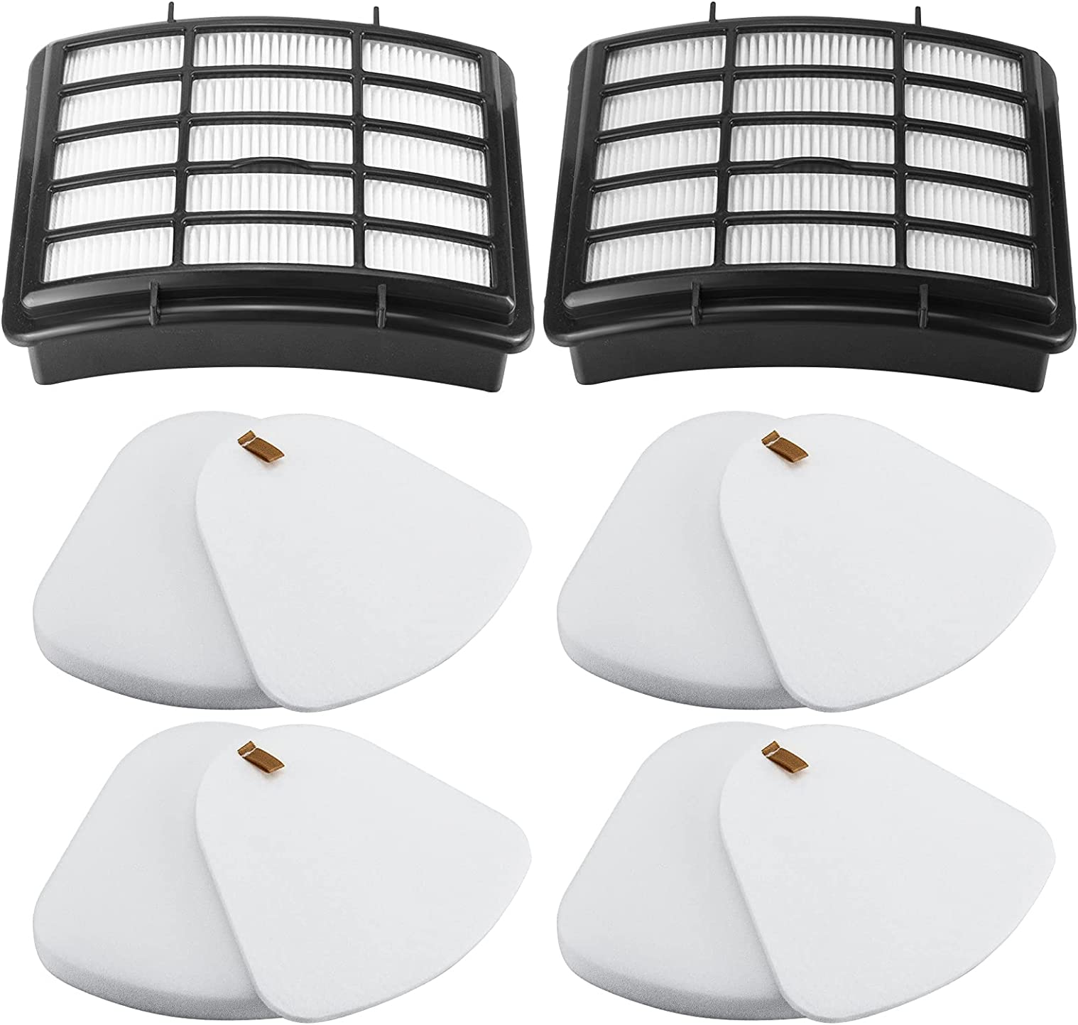 Kit De Rechange Pour Aspirateur Shark HydroVac : 2 Brosses + 2 Filtres Mousse + 1 Brosse Nettoyage – Compatible WD101, WD200, AW201, Etc.