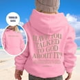 thumbnail image 4 of Hoodies for Girls Cute Clothes for Teen Girls Girls Hoodies & Sweatshirts For Winter Casual Wear Round Neck Letter Print Pullover For Kids Ages 2 13 Outdoor Activities And Daily Comfort, 4 of 7