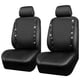 thumbnail image 1 of Fundas para asientos de coche CAR PASS de piel Diamond Bling, 2 juegos frontales, 1 of 8