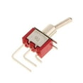 thumbnail image 4 of 5pcs On/On SPDT Pequeño Mini Interruptor de palanca 3 PIN Rojo Cola En / Sobre el interruptor de palanca, 4 of 8