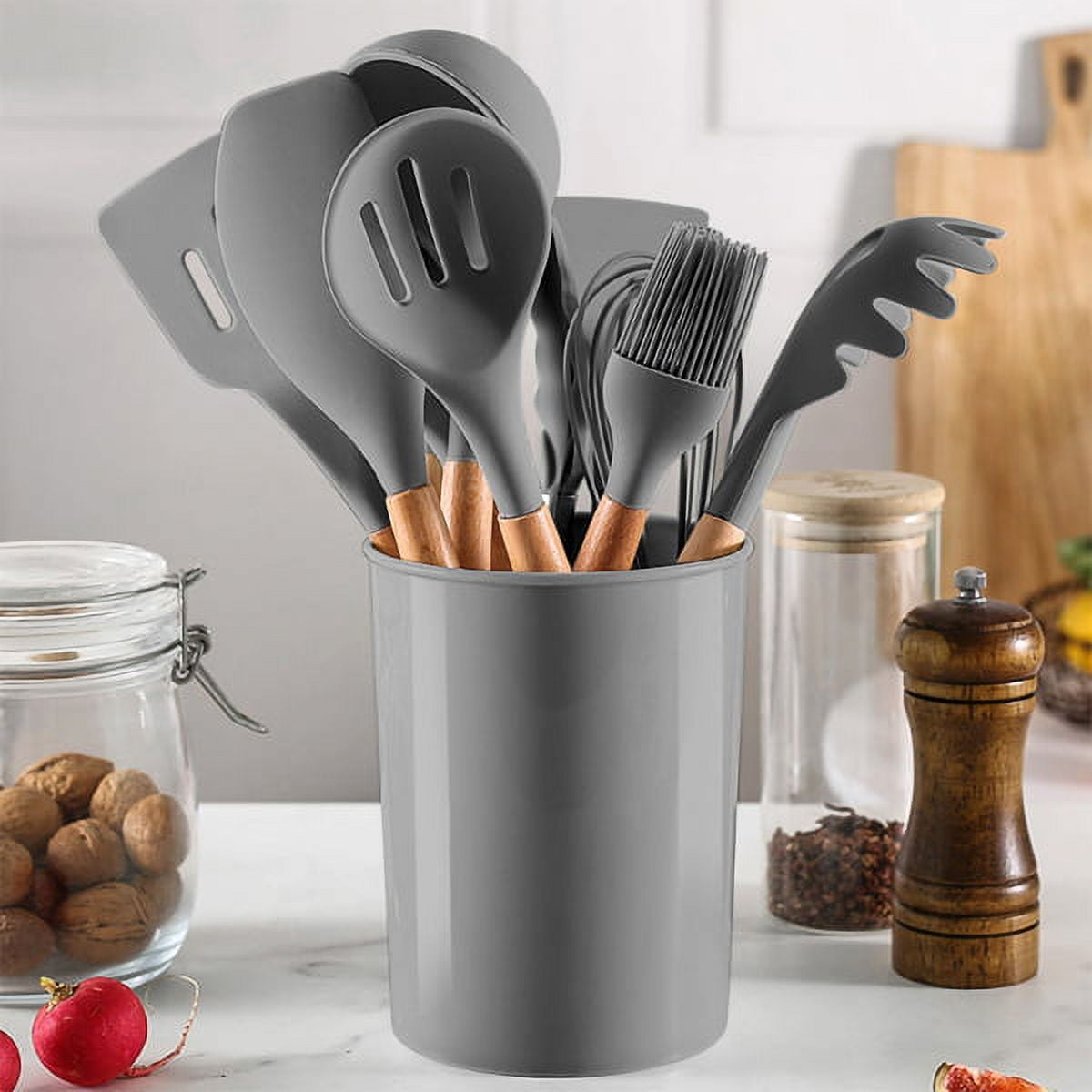 Rorence Silicone Cooking Utensil Kitchen Utensil Set: 12 Pieces Kitchen  Gadgets for Baking Mixing No…See more Rorence Silicone Cooking Utensil  Kitchen