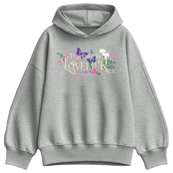 Wicked - Glinda 2   - Ladies Oversized Fleece Hoodie Sweatshirt