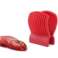 thumbnail image 1 of Support de Trancheuse de Tomates Multi-Usage, Outils de Fruits et Légumes Ronds pour Cuisine, Rouge, 1 of 5