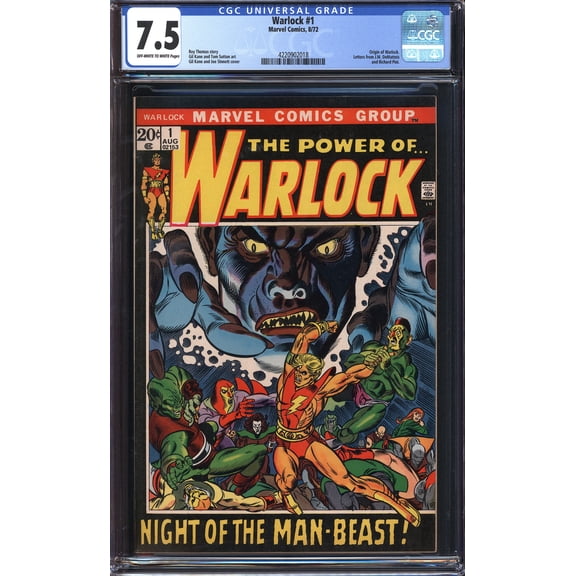 Warlock #1 - CGC 7.5 Comic Book