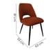 thumbnail image 5 of Silla de comedor Roslin Shedron y Negro Kessa Muebles, 5 of 5