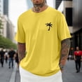 thumbnail image 2 of JAJAHO Graphic Tees For Men Short Sleeve T-Shirts Tropical Print Comfortable Casual Crew Neck Beach Top Summer Hawaiian Shirts Trendy Tops, 2 of 4