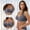 Gray, variant on Push Up Bra Built In Bra Tank Tops Woman's Gathered Together Large Size Daily Bra Underwear No Rims Navy 5X