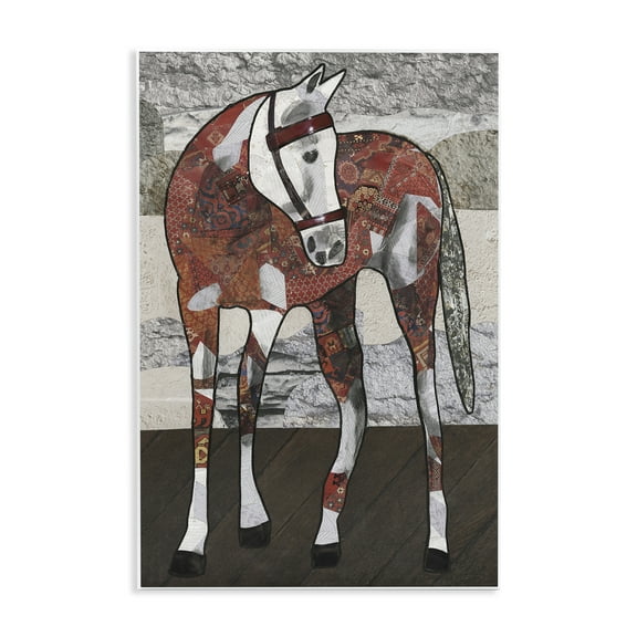 Stupell Industries Southwestern Patterned Foal Animals & Insects Painting Unframed Art Print Wall Art, 10 x 15