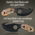 thumbnail image 2 of Maxam Camo Fixed Blade Knife, All in One Skinning Knife with Gut-Hook, for Hunters and Outdoors Enthusiasts, 2 of 5