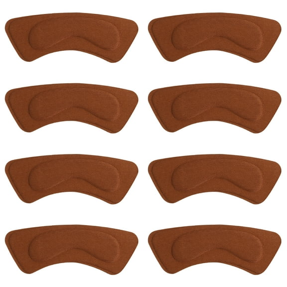STRANDCHIC 8Pairs Brown Heel Patch Protective Shoes Pads Comfortable Sticker