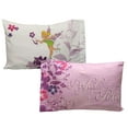 thumbnail image 1 of Tinkerbell Pillowcase Set 2pc Powder Purple Bed Accessories, 1 of 3