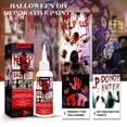 thumbnail image 1 of Peinture Fluorescente d'Halloween avec Pigment UV, Colle Liquide Pelable 100ml, 1 of 7