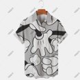 thumbnail image 1 of Disney Men's Hawaiian Shirt Short Sleeve Button Cartoon Pattern Mickey Mouse Mickey Print Casual Beach Hawaiian Shirt Plus Size5XL Gao Jinjia LED, 1 of 2