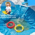 thumbnail image 4 of Ebaokuup 6.5 x 6.5 Ft 2-in-1 Baby Beach Pool & Beach Blanket for Toddlers, 4 of 6