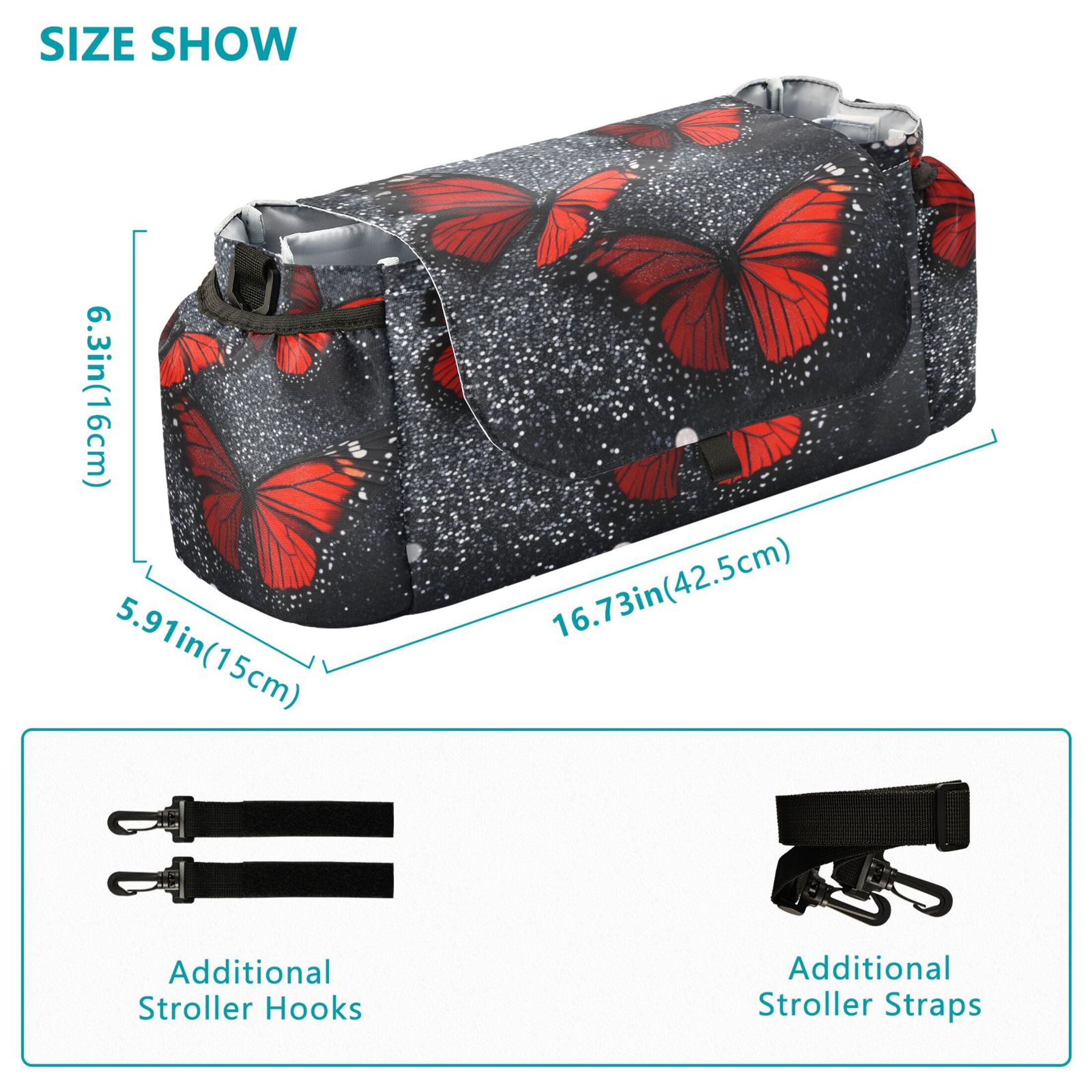 DIXRUYEE Stroller Organizer Wings Of Fire Printed