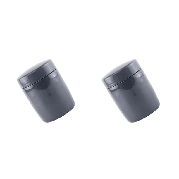 sweethay Taza de acero inoxidable para estofado de alimentos, contenedores grandes, fiambrera, botella de agua, tarro térmico, frascos de vacío, vasos Negro 2piezas sweethay CBP585682