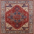 thumbnail image 1 of Ahgly Company Machine Washable Indoor Square Industrial Modern Rosy Pink Area Rugs, 5' Square, 1 of 7