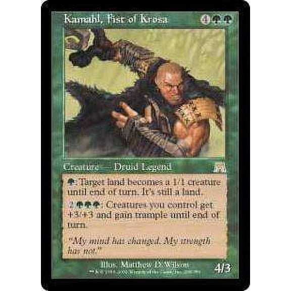 MtG Onslaught Rare Kamahl, Fist of Krosa #268