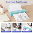 thumbnail image 4 of Portable Thermal Printer, Inkless Wireless Travel Printer for Android & iOS, Compatible with US Letter, A4, A5, B5 Thermal Paper, 4 of 11