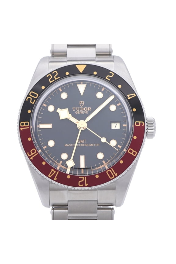 Pre-Owned Tudor Automatic Black Bay GMT 7939G1A0NRU Stainless Steel Watch... (Good)