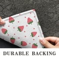 thumbnail image 6 of Red Strawberry Plants Fruit Dot White Pattern Door Rugs,Washable Non Slip Door Mats Indoor,Decorative Door Mats,Entry Mat Indoor for Entrance,Bedroom,Kitchen,Bathroom,17"x30", 6 of 6