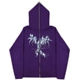 thumbnail image 1 of Sudadera informal europea y americana Dark Y2k Skeleton Man, sudaderas con capucha para hombres y mujeres, pareja gótica, sudadera con cremallera de gran tamaño Harajuku, 1 of 4