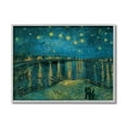 thumbnail image 4 of Stupell Industries Classic Starry Night Over the Rhone Van Gogh Painting Gray Framed by Vincent Van Gogh, 4 of 5