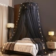 thumbnail image 1 of Dosel para cama VETHIN Princesa para niñas, doble capa de tul, 1 of 7