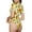 European-style Pattern Sunflower, variant on Indian Paisley Womens One Piece Swimsuits Modest Tummy Control Bathing Suits Lace Up Slimming Swim Suit-Medium