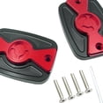 thumbnail image 4 of Almencla 2 Pieces Motorcycle Brake Fluid Tank Cap Cover for C400GT 2019-2023 Red, 4 of 8