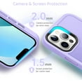 thumbnail image 5 of for iPhone 12/12 Pro Case, [Compatible with Magsafe] Super Soft Silicone Translucent Phone Case Cover for iPhone 12 6.1 inch, Purple, 5 of 13