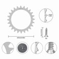 thumbnail image 3 of Worx Landroid Robotic Lawn Mower Wheels Belt Drive Studded Non-Slip Wheels - L Type 225mm, 2 pcs{HH}, 3 of 5