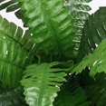 thumbnail image 2 of 2 Uds Helecho Artificial Boston Planta Arbusto Falso 21 Pulgadas para Jardín Oficina, 2 of 6